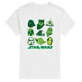 thumbnail image 1 of Star Wars - St. Patrick's Day Green Grid - Men's Short Sleeve Graphic T-Shirt, 1 of 4