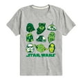 thumbnail image 1 of Star Wars - St. Patrick's Day Yoda and Friends - Toddler And Youth Short Sleeve Graphic T-Shirt, 1 of 5
