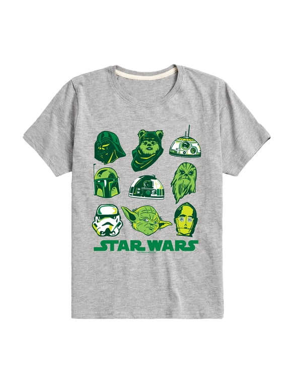 - St. Patricks Day Yoda and Friends Boys' Short Sleeve Graphic T-Shirt