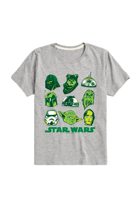 - St. Patrick's Day Yoda and Friends - Toddler And Youth Short Sleeve Graphic T-Shirt