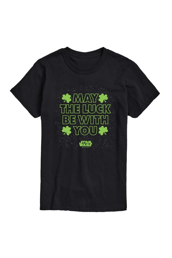 - St. Patrick's Day May Luck Be With You - Men's Short Sleeve Graphic T-Shirt