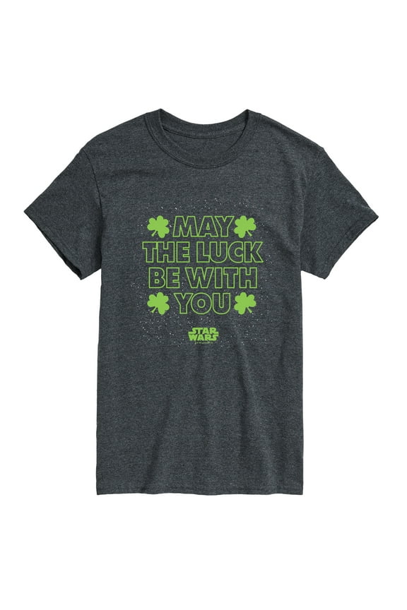 - St. Patrick's Day May Luck Be With You - Men's Short Sleeve Graphic T-Shirt