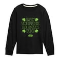 thumbnail image 1 of Star Wars - St. Patrick's Day May Luck Be With You - Toddler And Youth Long Sleeve Graphic T-Shirt, 1 of 5