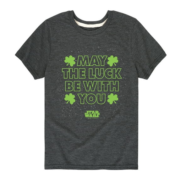 Star Wars - St. Patrick's Day May Luck Be With You - Toddler And Youth Short Sleeve Graphic T-Shirt