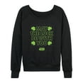 thumbnail image 1 of Star Wars - St. Patrick's Day May Luck Be With You - Women's French Terry Pullover Sweatshirt, 1 of 5