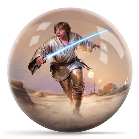 KR Strikeforce Star Wars Luke Skywalker Undrilled Bowling Ball 15lb