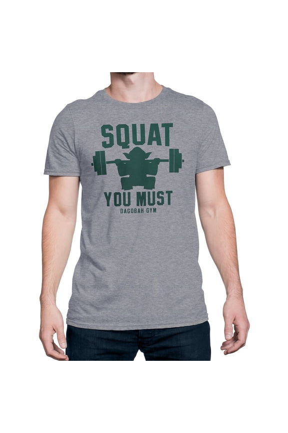 Men Squat You Must T-Shirt - Medium