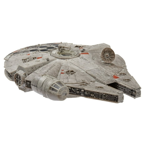 Figurine Véhicule Star Wars Millennium Falcon 22,5 Cm - Sons Et Lumières Avec Micro-Figurines