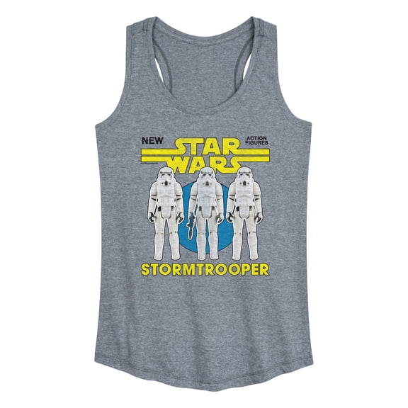 Star Wars - Storm Trooper Action Figure - Women's Racerback Graphic Tank