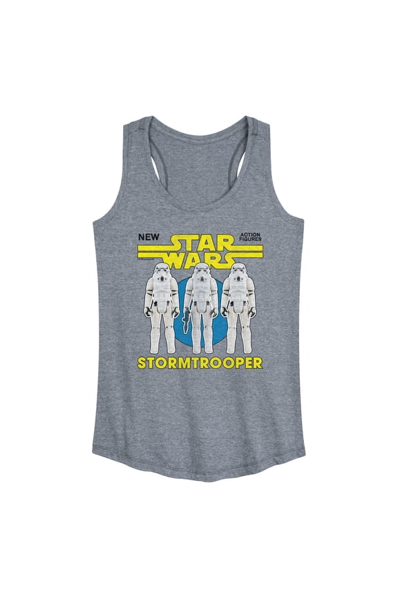 - Storm Trooper Action Figure - Women's Racerback Graphic Tank