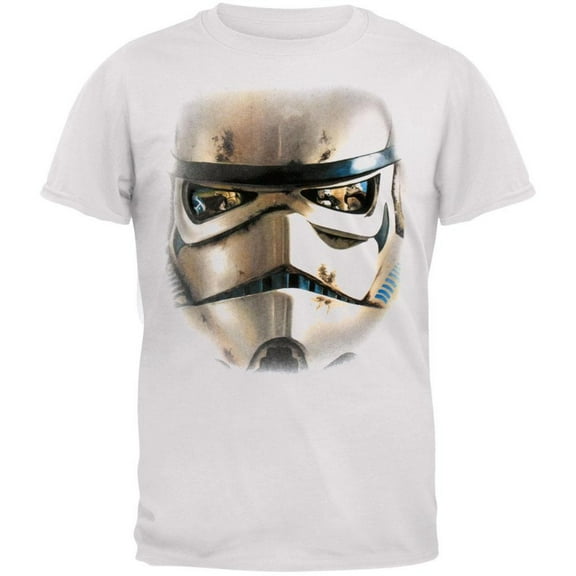 Star Wars - Storm Trooper Big Face Adult T-Shirt - Small