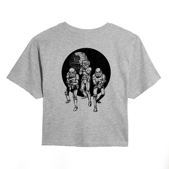 Star Wars - Storm Trooper Group - Juniors Cropped Tee
