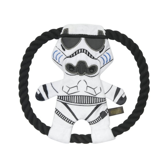Star Wars Storm Trooper Plush Rope Frisbee Dog Toy
