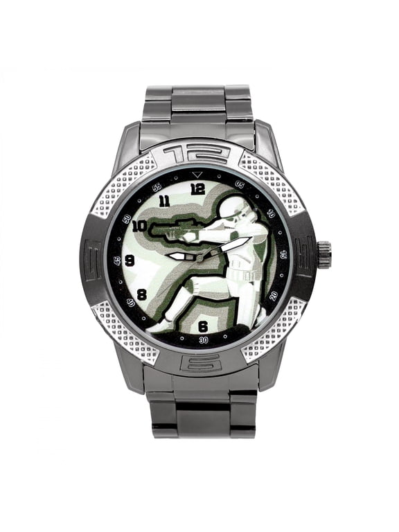 Storm Trooper Shots Fired Analog Watch with Metal Band