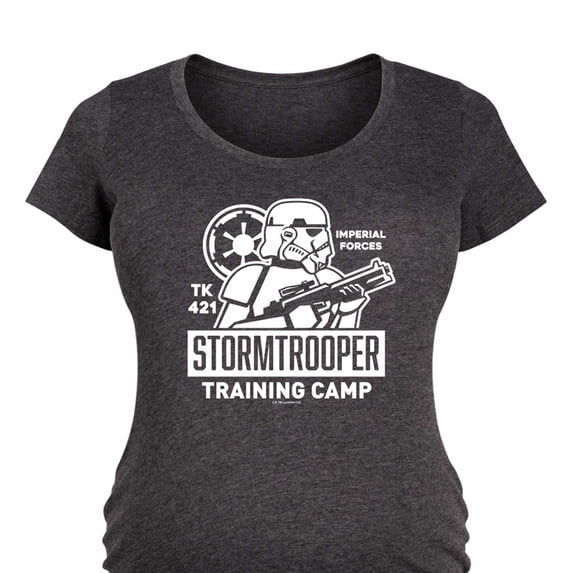 Star Wars - Storm Trooper Training - Women's Maternity Scoop Neck Graphic T-Shirt