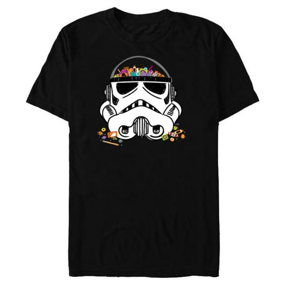 Star Wars Stormtrooper Candy Bowl - Short Sleeve Blended T-Shirt for Adults - Customized-Black Snow Heather