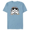 thumbnail image 1 of Star Wars Stormtrooper Candy Bowl - Short Sleeve Blended T-Shirt for Adults - Customized-Celadon Snow Heather, 1 of 5
