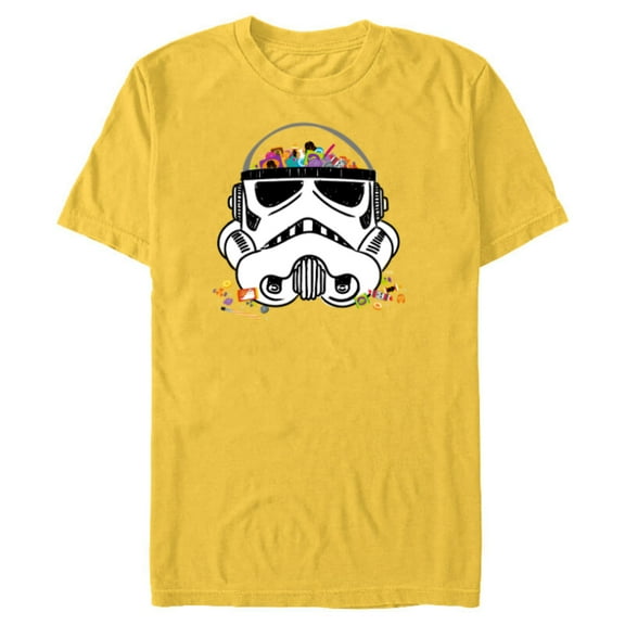 Star Wars Stormtrooper Candy Bowl - Short Sleeve Blended T-Shirt for Adults - Customized-Putty Snow Heather