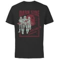 thumbnail image 1 of Star Wars Stormtrooper Dark Side Security Services Vintage Standard - Short Sleeve Cotton T-Shirt for Adults - Customized-Black, 1 of 5