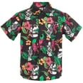 thumbnail image 1 of Star Wars Stormtrooper Darth Vader Little Boys Hawaiian Button Down Shirt Black 7-8, 1 of 5