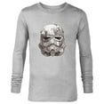 thumbnail image 1 of Star Wars Stormtrooper Empire Helmet - Long Sleeve T-Shirt for Men - Customized-Athletic Heather, 1 of 5
