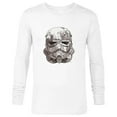 thumbnail image 1 of Star Wars Stormtrooper Empire Helmet - Long Sleeve T-Shirt for Men - Customized-White, 1 of 5