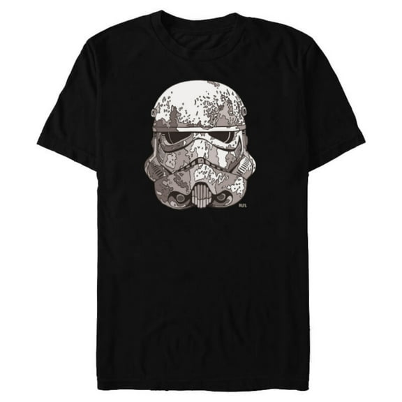 Star Wars Stormtrooper Empire Helmet - Short Sleeve Blended T-Shirt for Adults - Customized-Black