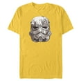 thumbnail image 1 of Star Wars Stormtrooper Empire Helmet - Short Sleeve Blended T-Shirt for Adults - Customized-Yellow, 1 of 5