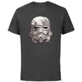 thumbnail image 1 of Star Wars Stormtrooper Empire Helmet - Short Sleeve Cotton T-Shirt for Adults - Customized-Charcoal, 1 of 5