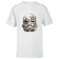 thumbnail image 1 of Star Wars Stormtrooper Empire Helmet - Short Sleeve T-Shirt for Kids - Customized-White, 1 of 5
