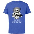 thumbnail image 1 of Star Wars Stormtrooper Empire Up to No Good - Short Sleeve Cotton T-Shirt for Adults - Customized-Royal Heather, 1 of 5