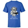 thumbnail image 1 of Star Wars Stormtrooper Empire Up to No Good - Short Sleeve T-Shirt for Kids - Customized-Royal, 1 of 5