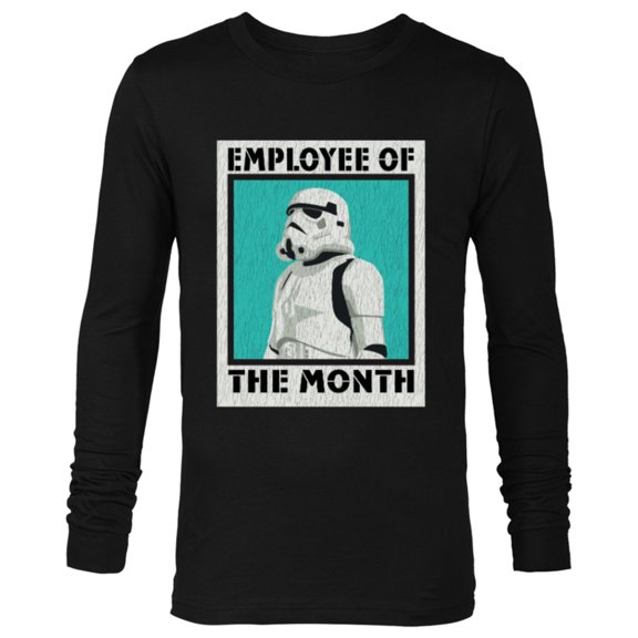 Star Wars Stormtrooper Employee of The Month - Long Sleeve T-Shirt for Men- Customized-Black