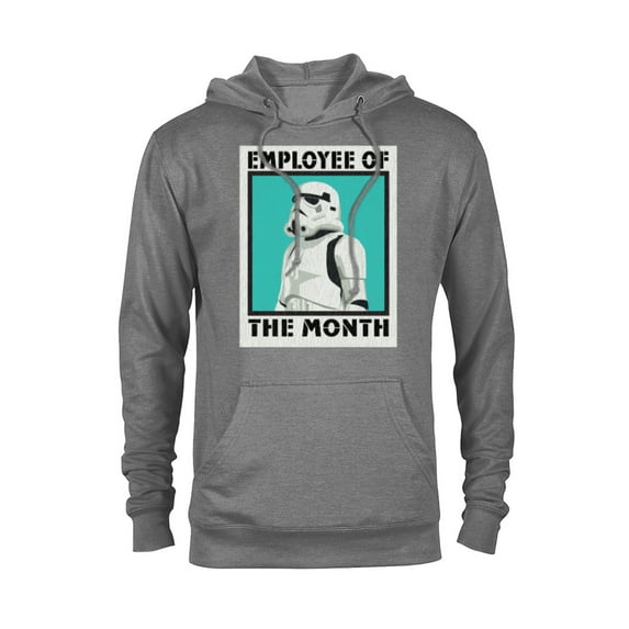 Star Wars Stormtrooper Employee of The Month - Pullover Hoodie for Adults- Customized-Graphite Heather