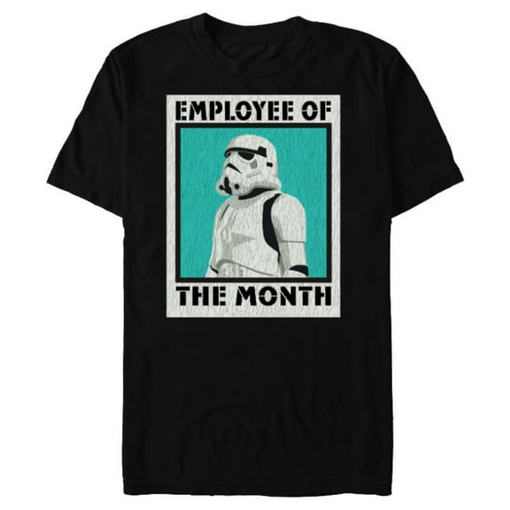 Star Wars Stormtrooper Employee of The Month - Short Sleeve Blended T-Shirt for Adults- Customized-Black