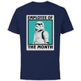 thumbnail image 1 of Star Wars Stormtrooper Employee of The Month - Short Sleeve Cotton T-Shirt for Adults- Customized-Navy, 1 of 5