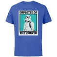 thumbnail image 1 of Star Wars Stormtrooper Employee of The Month - Short Sleeve Cotton T-Shirt for Adults- Customized-Royal Heather, 1 of 5