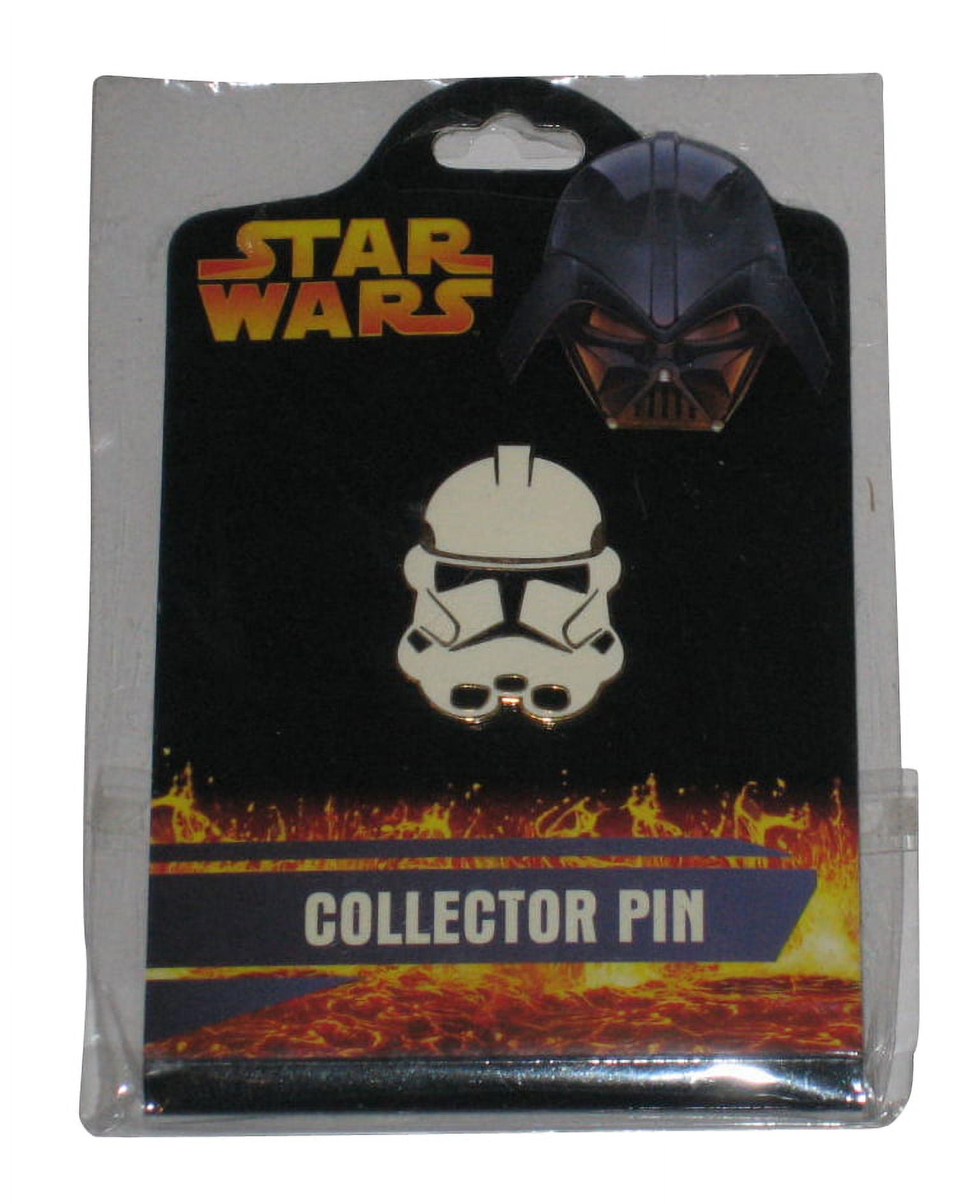 Star Wars Stormtrooper Helmet Mask Emblem Pin - (Revenge of The Sith 2005 Collection)