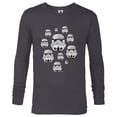 thumbnail image 1 of Star Wars Stormtrooper Helmets - Long Sleeve T-Shirt for Men - Customized-Charcoal Heather, 1 of 5