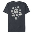 thumbnail image 1 of Star Wars Stormtrooper Helmets - Short Sleeve Blended T-Shirt for Adults - Customized-Navy Heather, 1 of 5