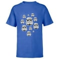 thumbnail image 1 of Star Wars Stormtrooper Helmets - Short Sleeve T-Shirt for Kids - Customized-Royal, 1 of 5