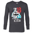 thumbnail image 1 of Star Wars Stormtrooper I’m 13 Birthday - Long Sleeve T-Shirt for Men - Customized-Charcoal Heather, 1 of 5
