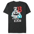 thumbnail image 1 of Star Wars Stormtrooper I’m 13 Birthday - Short Sleeve Blended T-Shirt for Adults - Customized-Dark Heather, 1 of 5