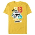 thumbnail image 1 of Star Wars Stormtrooper I’m 13 Birthday - Short Sleeve Blended T-Shirt for Adults - Customized-Yellow, 1 of 5