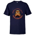 thumbnail image 1 of Star Wars Stormtrooper Jack-o’-Lantern Ghoul-actic Halloween - Short Sleeve T-Shirt for Kids - Customized-Athletic Navy, 1 of 5