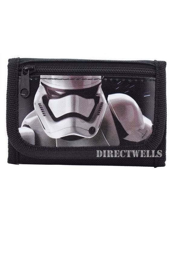 Star Wars Stormtrooper Licensed Black Trifold Wallet