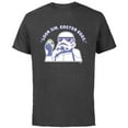 thumbnail image 1 of Star Wars Stormtrooper Look Sir Easter Egg Funny - Short Sleeve Cotton T-Shirt for Adults - Customized-Charcoal, 1 of 5