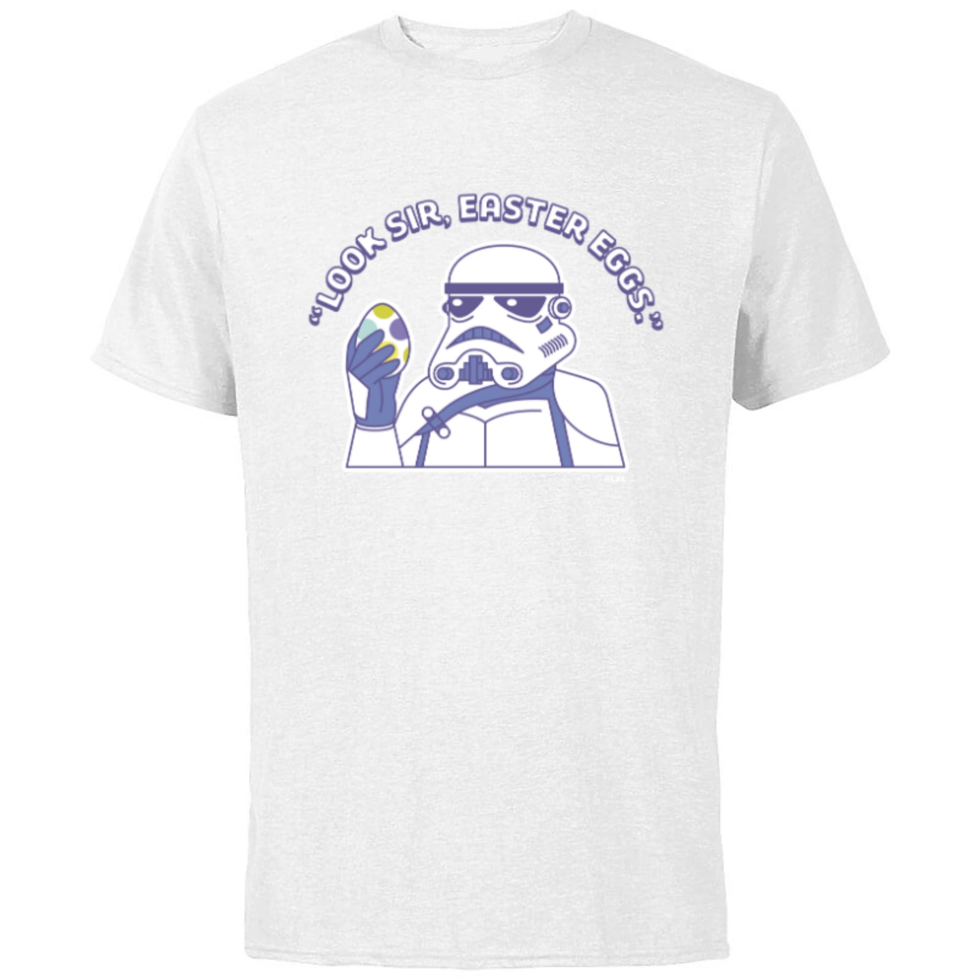 Star Wars Stormtrooper Look Sir Easter Egg Funny Short Sleeve