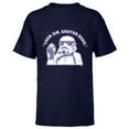 thumbnail image 1 of Star Wars Stormtrooper Look Sir Easter Egg Funny - Short Sleeve T-Shirt for Kids - Customized-Navy, 1 of 5