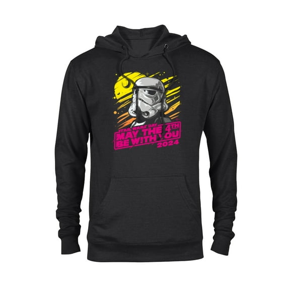 Star Wars Stormtrooper May the 4th Be With You 2024 - Pullover Hoodie for Adults - Customized-Black